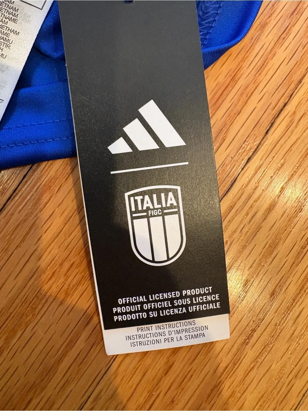 Adidas Italy Italia FIGC Soccer Futbol Jersey Men’s Medium Brand new
